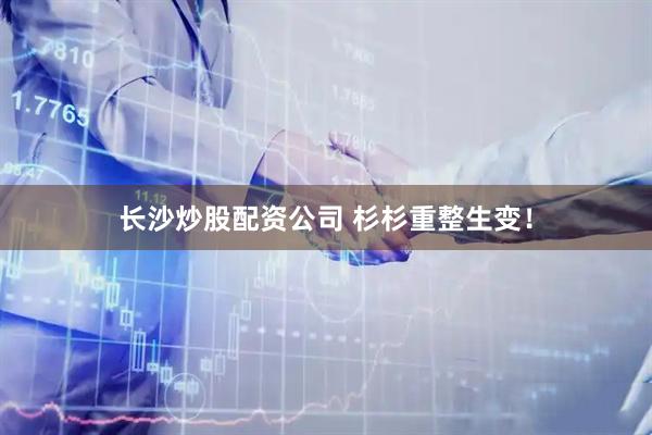 长沙炒股配资公司 杉杉重整生变！